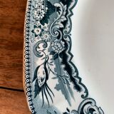 Set of 6 flat plates made of Maastricht ceramic