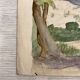Aquarelle paysage vintage
