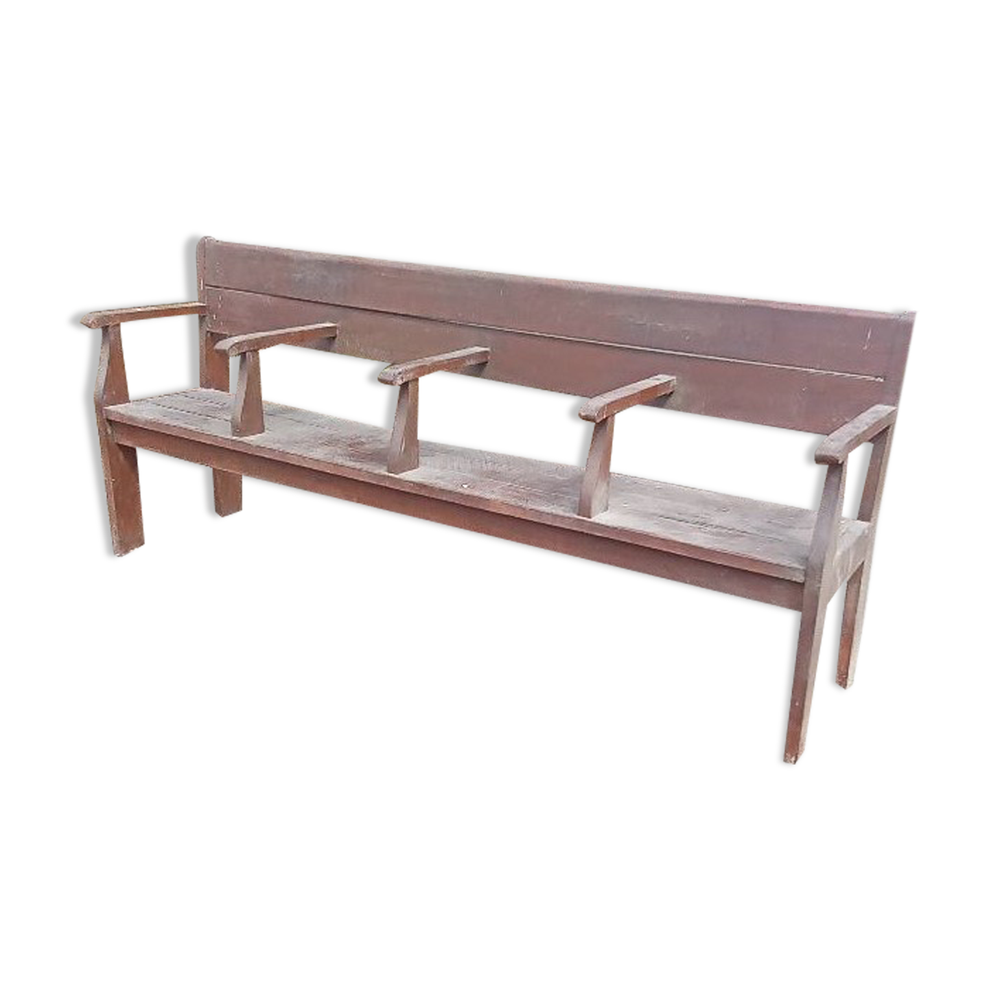 Church bench 4 wooden boxes