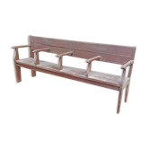 Church bench 4 wooden boxes