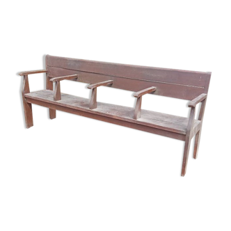 Church bench 4 wooden boxes