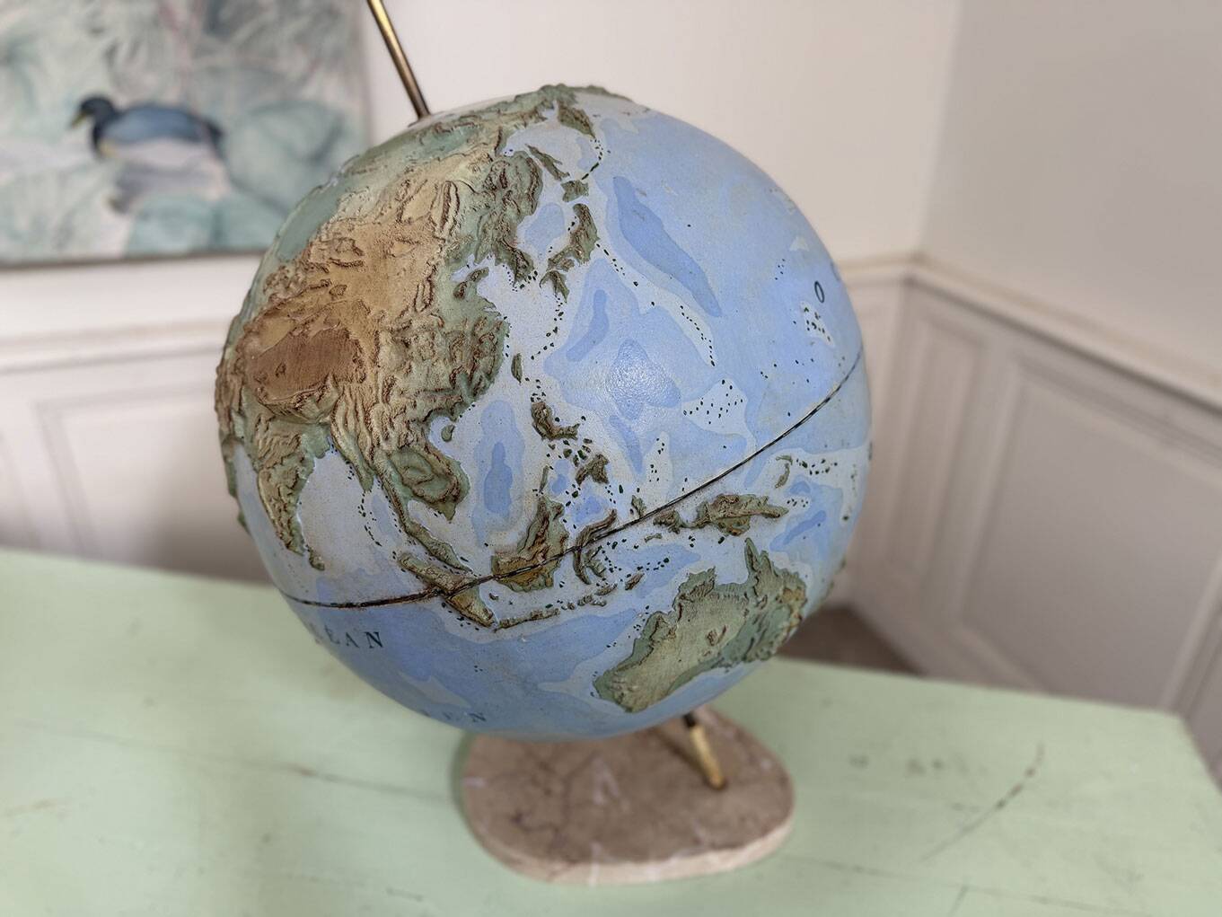 World globe 1950