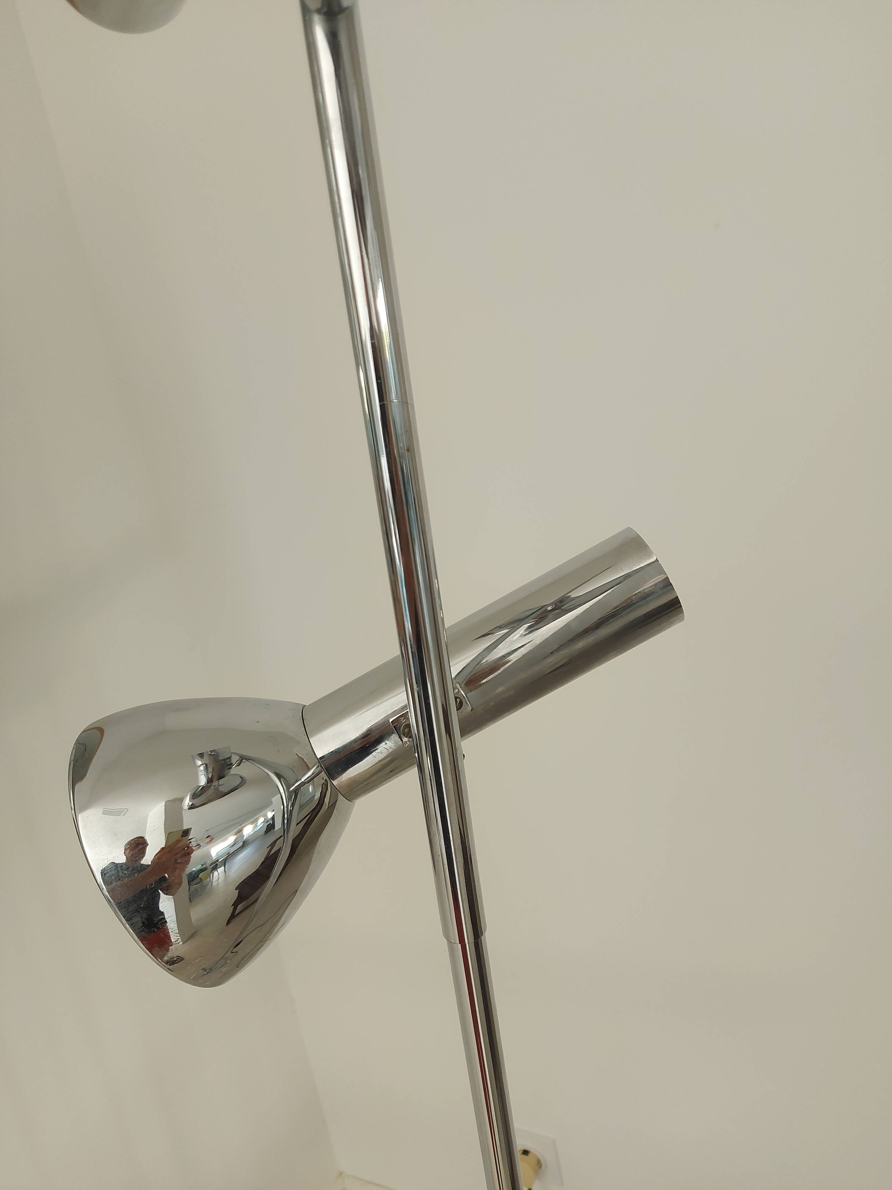 Vintage 70'S chrome floor lamp