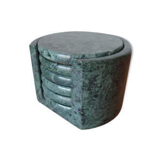 Blue stone glass underside