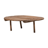 Round oak thracian table