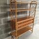 Rattan bookcase from the 60/70