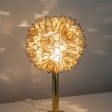 Capiz Shell Lotus Ball Table Light Germany, 1960s