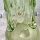 Grand vase verre vert vintage