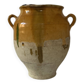 Glazed yellow confit pot – South-West of France – 19th century