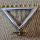Menorah or hanukkah, 9-branched candlestick