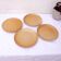 4 dessert plates stoneware village France