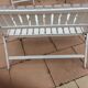 Banc pliable blanc