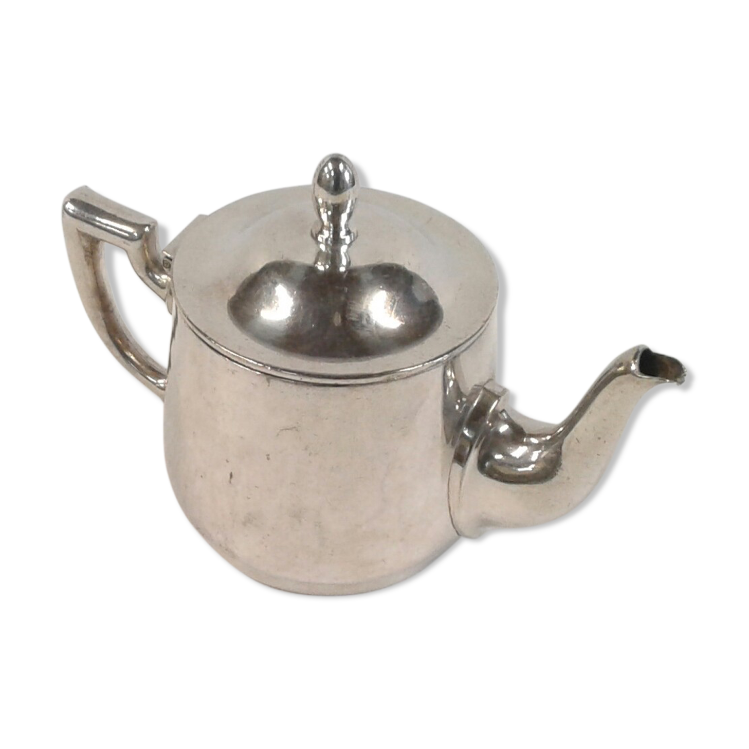Vintage silver metala hotel teapot Diana Milano