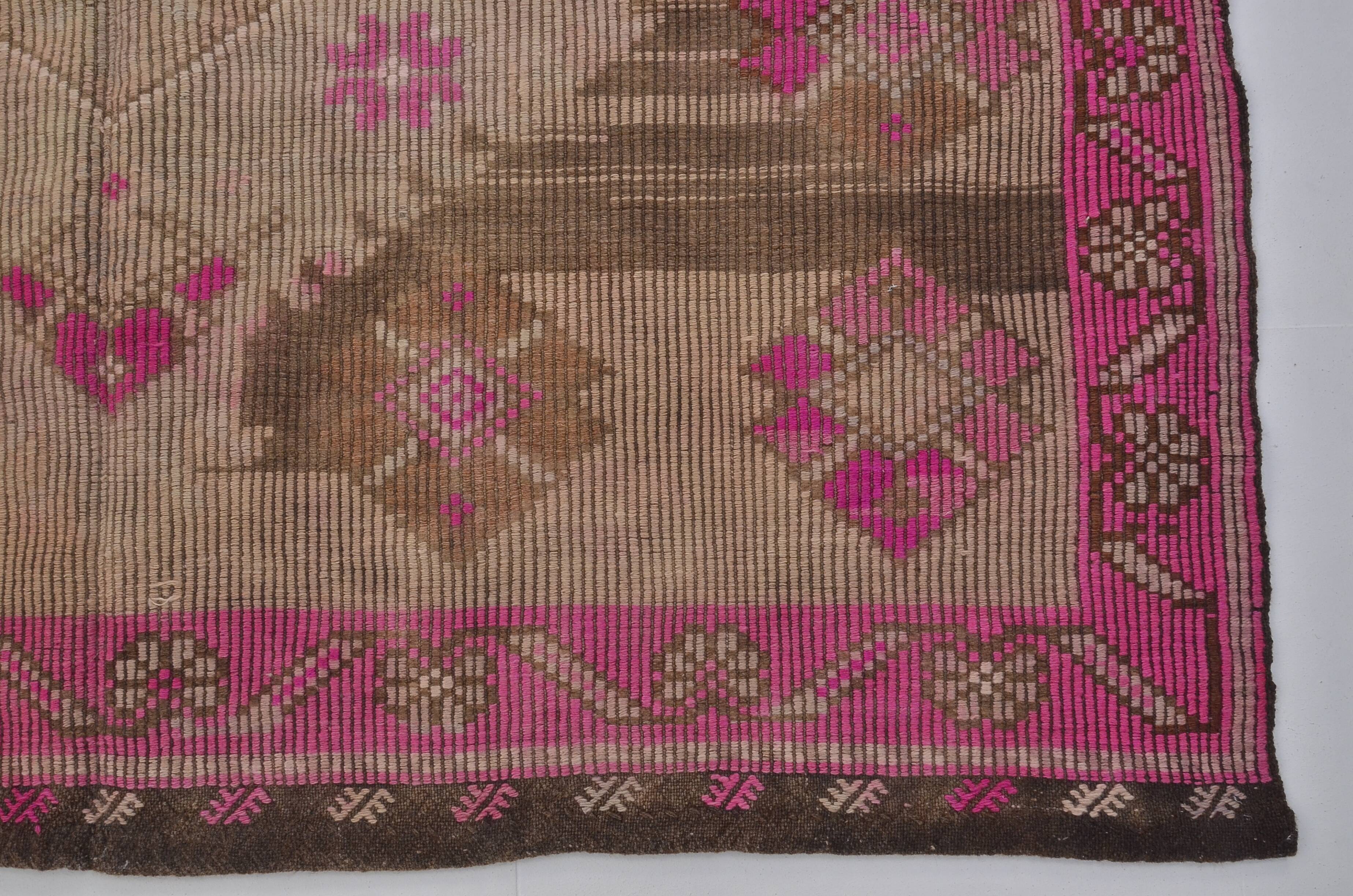 Vintage Anatolian Kilim Rug c1