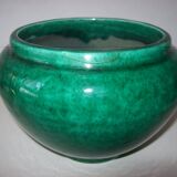Ceramic pot cover signed jérome massier