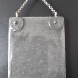 Antique illustration "Hook" inserted under a mirror. Cabinet of Curiosities.