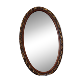 Miroir ovale biseauté Art déco