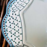 Large hollow stoneware dish from the wiza poland factory, handmade in poland