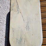 Brass and marble coffee table