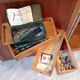 Furniture with Minerva sewing machine / vintage 50s-60s