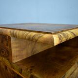 1935s pair of rare art deco bedside tables, Czechoslovakia