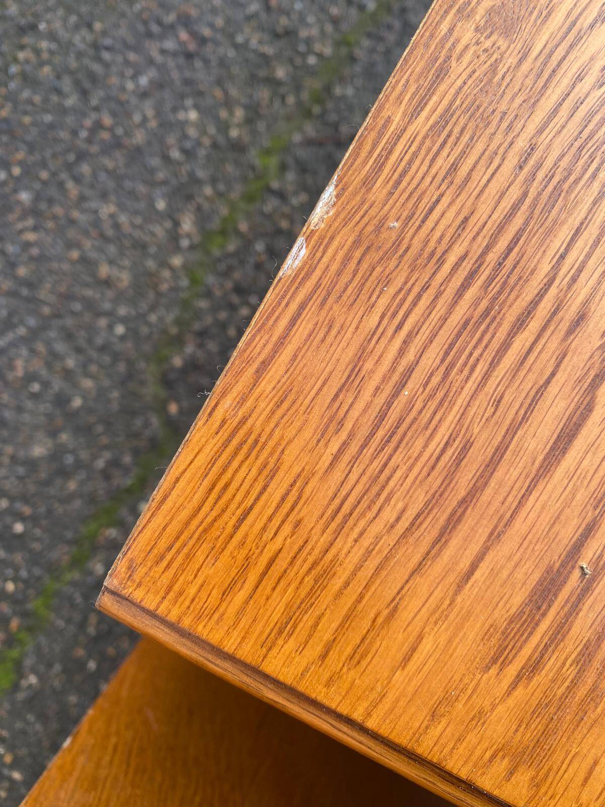 2 Louis XIV bedside tables made of wood from the 20th century.