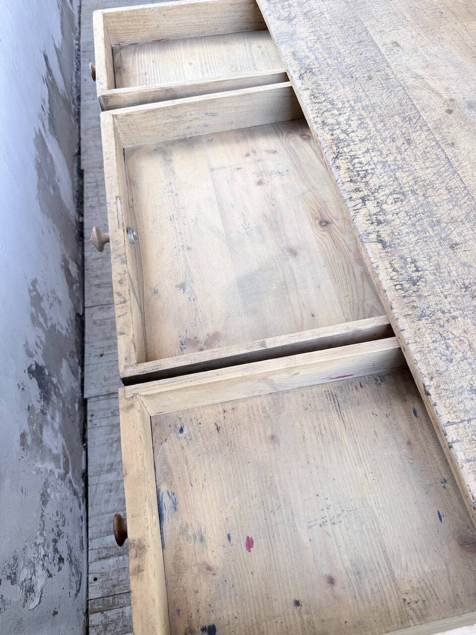 Comptoir de métier pin XXL 3m5 1950