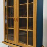 Wooden sideboard / Vintage storage cabinet / showcase / shelf / pin legs