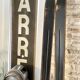 Paire de ski vintage en bois