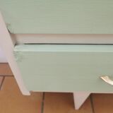 Vintage dresser year 70 feet compass
