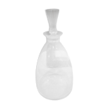 Old glass decanter signed Lalique