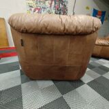 JF Mur Line Vintage Soft Leather Armchairs