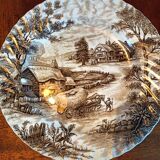 Ridgway round dish. Hayride