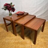 Mid-Century Retro Vintage Teak Nest of Tables – Made in Denmark by A/S Moge
