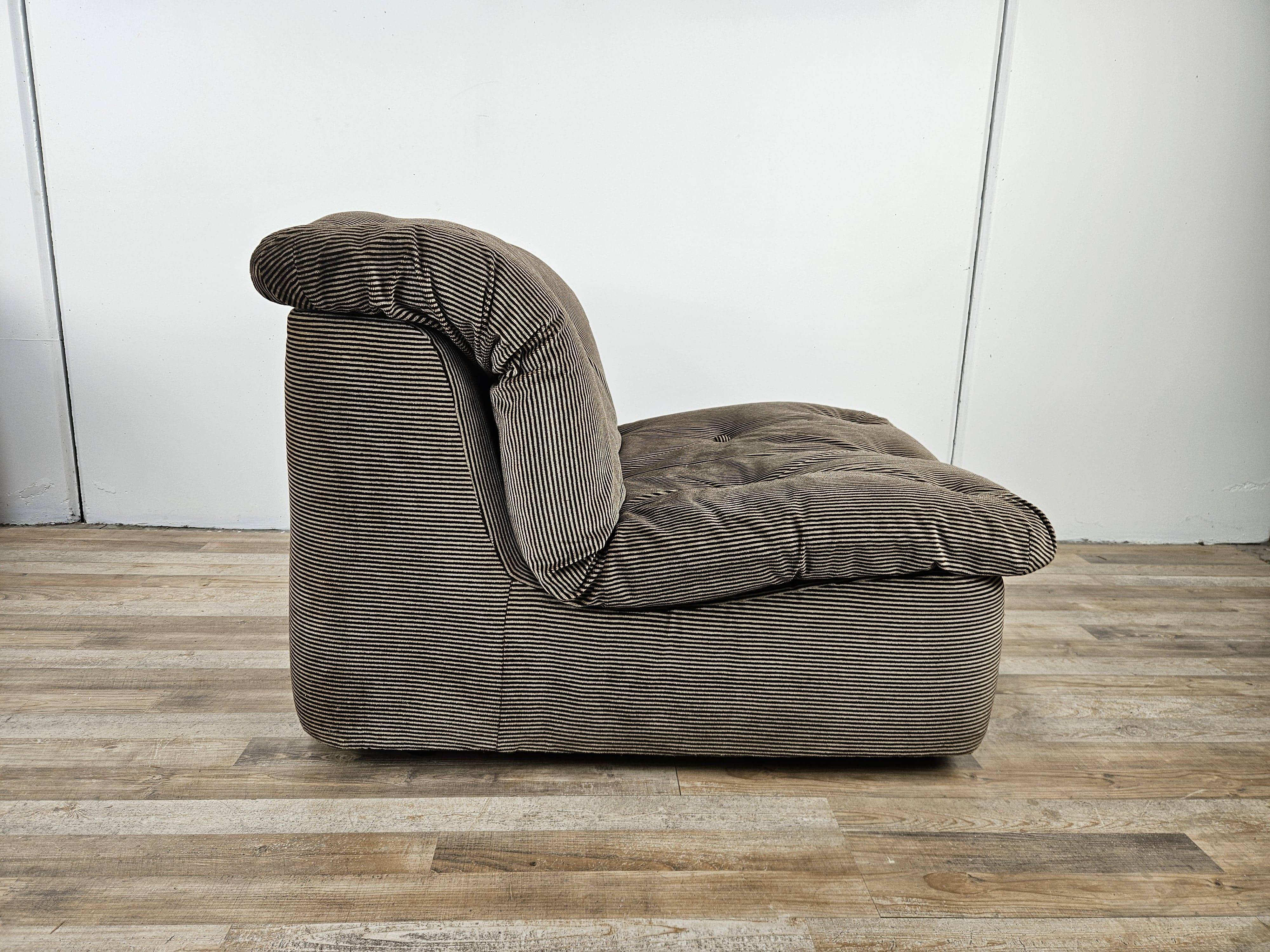 Fauteuil italien vintage des années 70