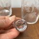 Paire de carafes gravées Napoleon III