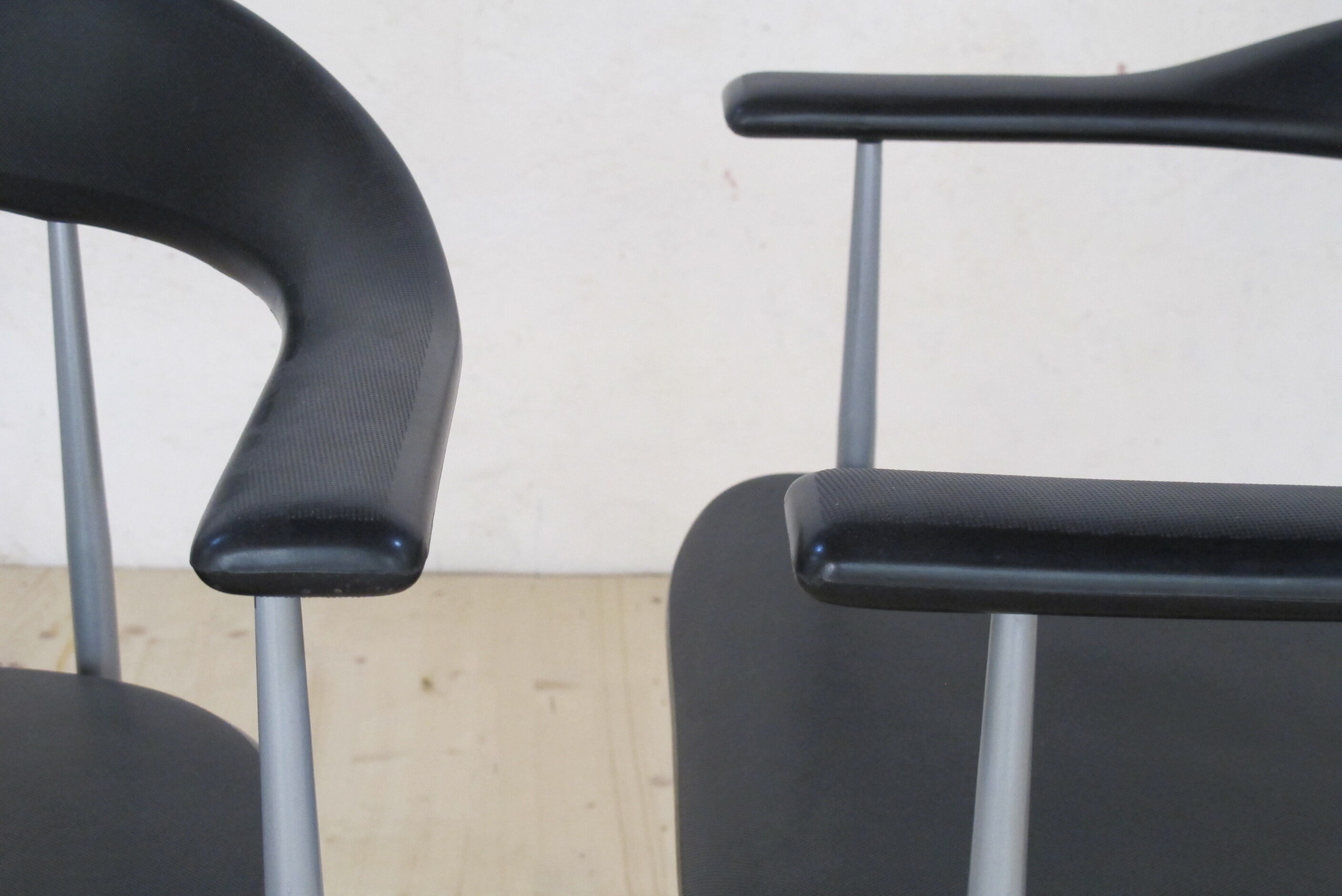 Armrest chairs by Fasem Italia 1980