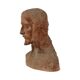 Old Abstract Terracotta Bust of Christ Life Size