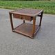Vintage rattan bedside table