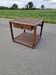 Vintage rattan bedside table