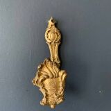 Pair of old gilded bronze curtain tiebacks, late 19th century