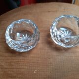 Pair of crystal saleron