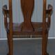 Victorian Howard & Son walnut office chair with stamp.