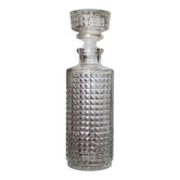 Diamond-tipped glass carafe