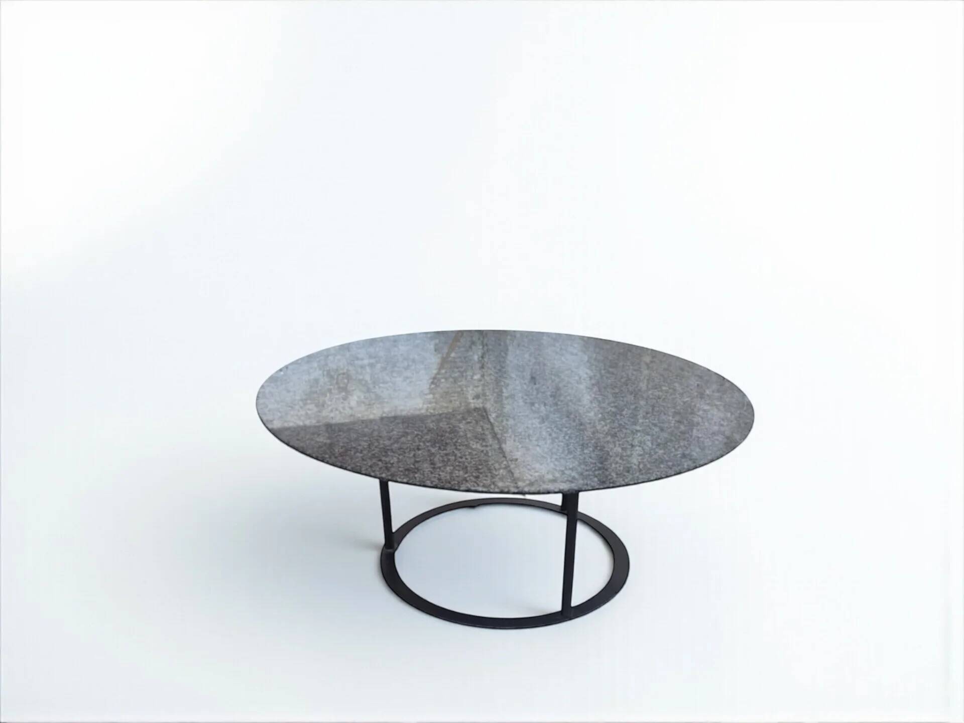 "Uvi" granite coffee table by Laura Graziotti for Arflex