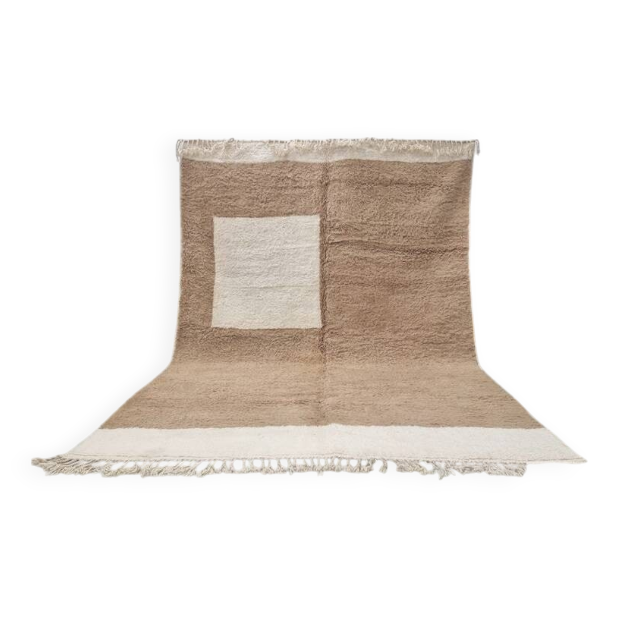 Tapis benimrirt marocain marron