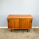 Small sideboard with sliding doors, teak, 1960s