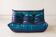Togo 2-seater sofa in ultraviolet leather by Michel Ducaroy for Ligne Roset