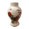 Limoges porcelain vase floral decoration