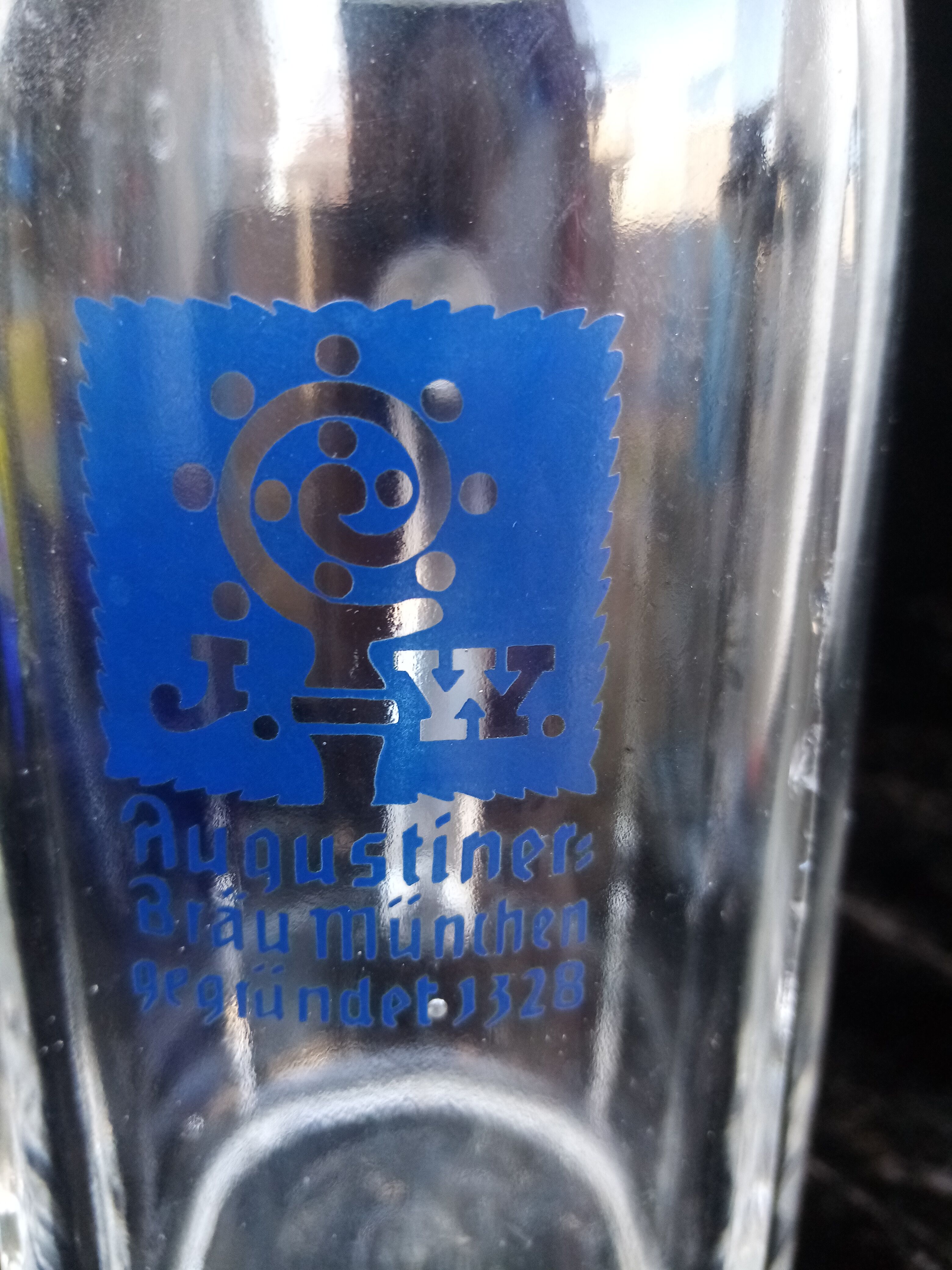 Former Augustiner beer mug